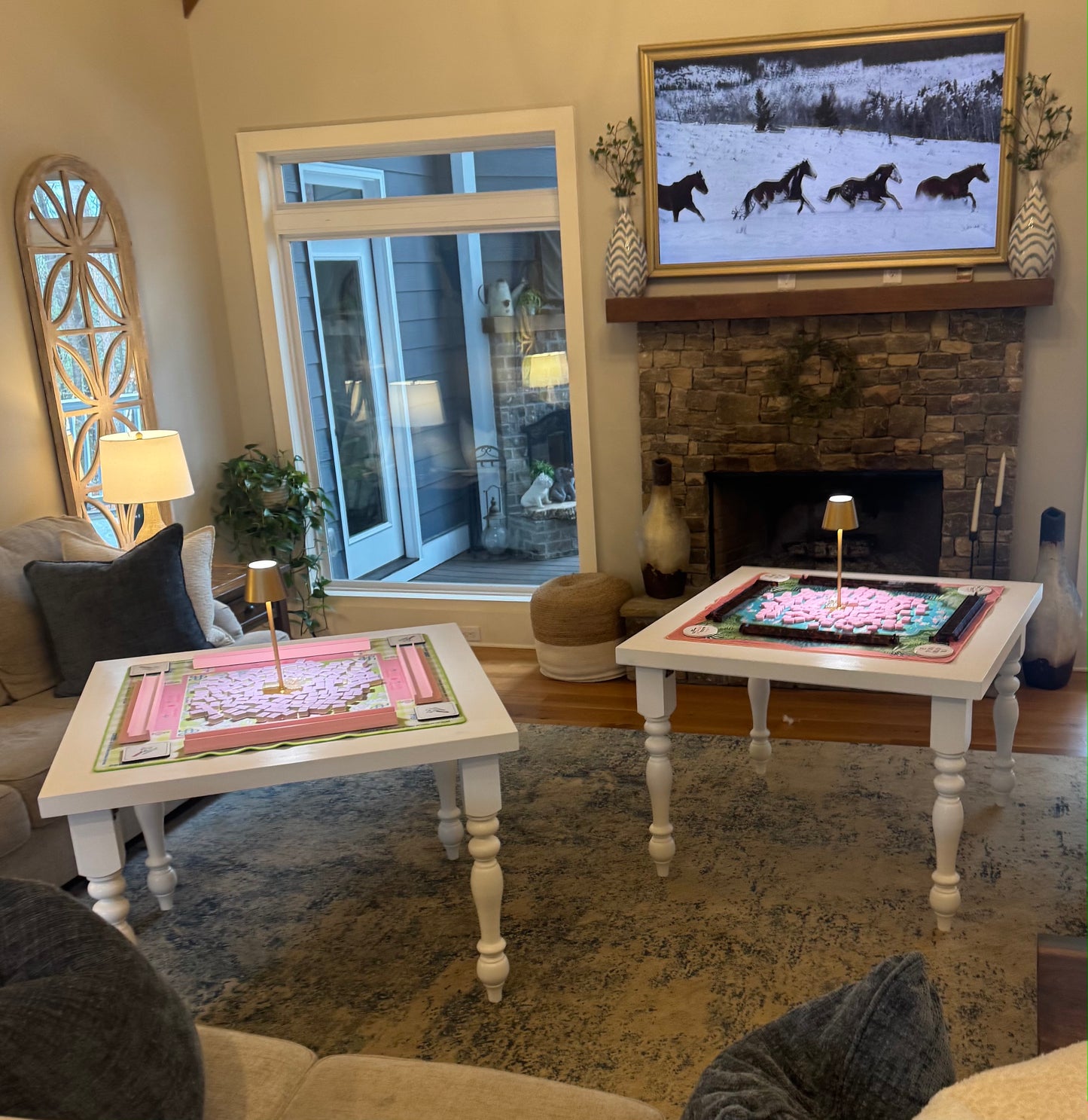 Mahjong Gaming Table (Stained)