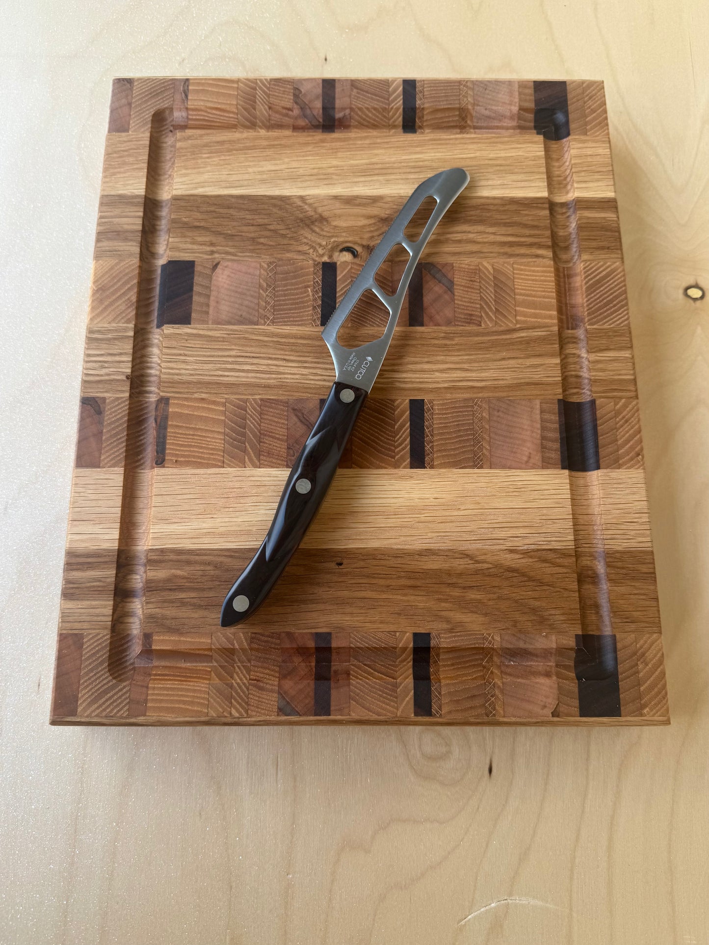 Walnut/Maple/Ash/White Oak Endgrain Cutting Board 11x14x1.5" W/ Juice Groove