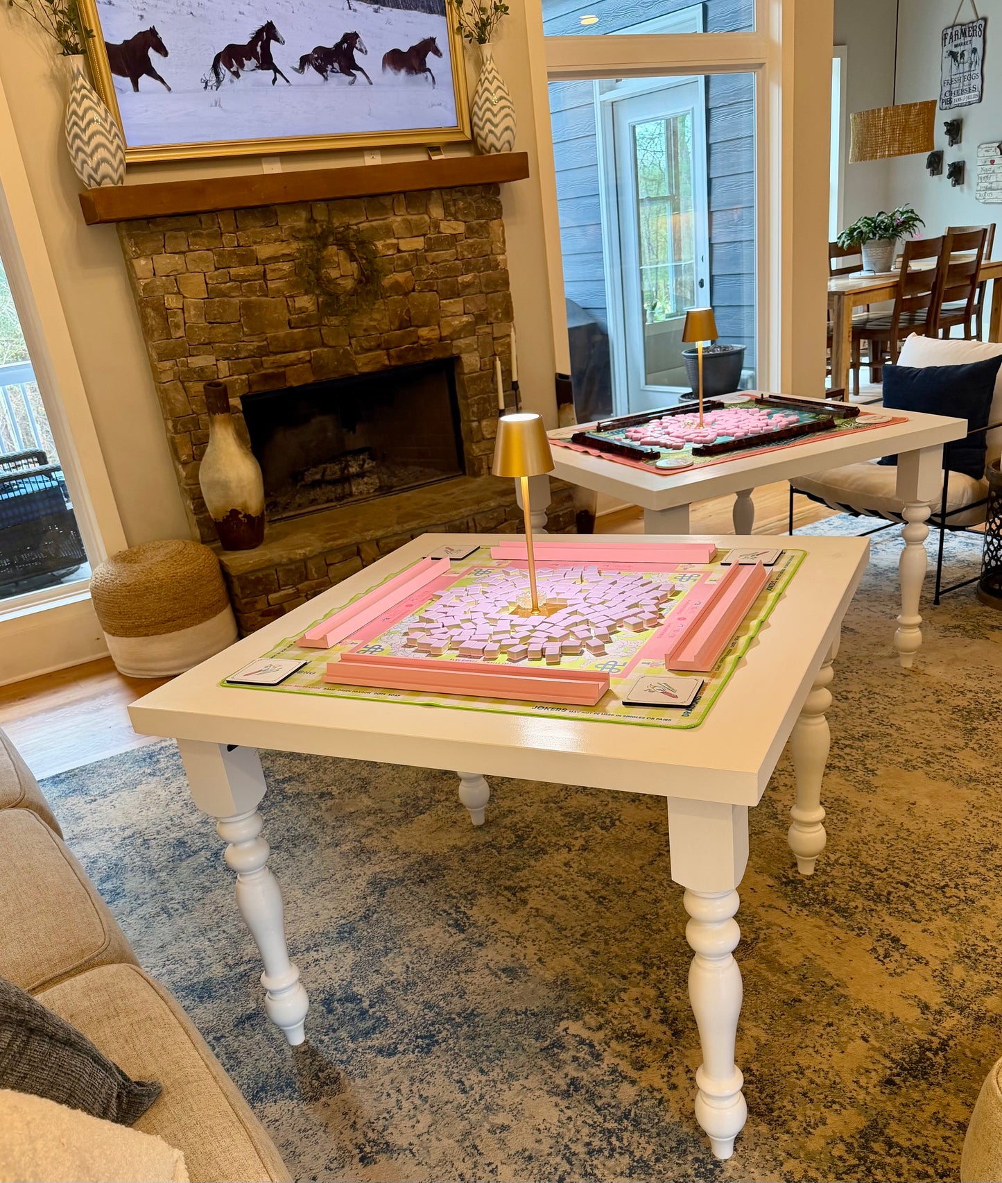 Mahjong Gaming Table (Painted)